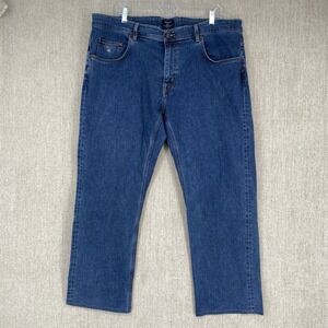 GANT Jean Men 40X32 Blue Denim Straight Leg Regular Fit Mid Rise Classic Stretch